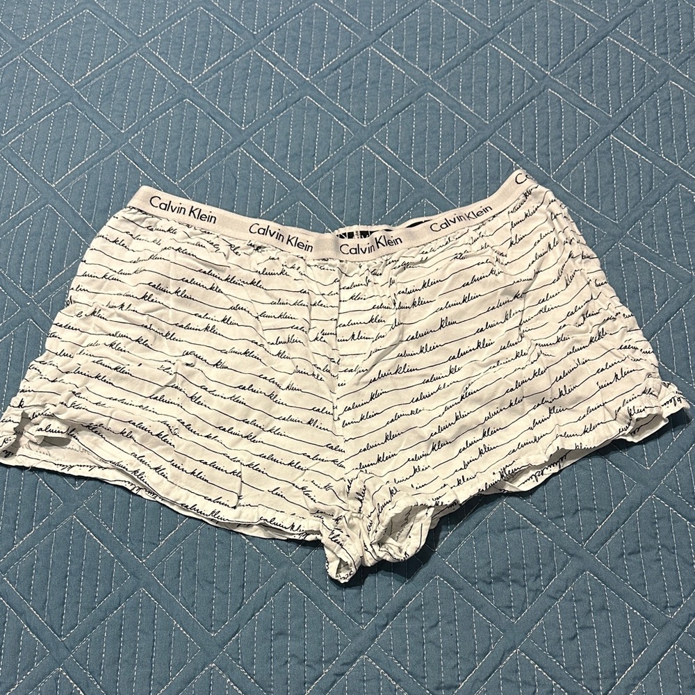 calvin klein pajama shorts